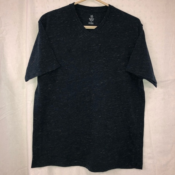 Rustic Blue size large v neck short sleeve tee shirt - Picture 6 of 7